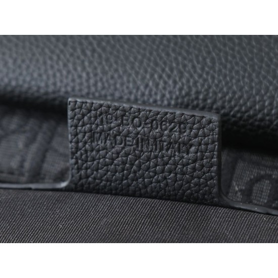 Premio Replica Borse a tracolla Dior Saddle piccola con patta nera Imitazione Outlet