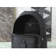 Premio Replica Zaino Dior Saddle Zip Dior Oblique jacquard nero Imitazione Outlet