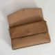 Premio Replica Borsa a tracolla Gucci media con motivo GG goffrato e catena 857622 marrone chiaro Imitazione Outlet