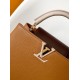 Premio Replica Borsa tote Louis Vuitton Taurillon Capucines BB M14176 Marrone Imitazione Outlet