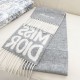 Premio Replica Sciarpa reversibile in cashmere Dior Miss Dior Graffiti grigio/avorio 17 x 140 Imitazione Outlet