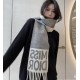 Premio Replica Sciarpa reversibile in cashmere Dior Miss Dior Graffiti grigio/avorio 17 x 140 Imitazione Outlet