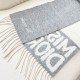 Premio Replica Sciarpa reversibile in cashmere Dior Miss Dior Graffiti grigio/avorio 17 x 140 Imitazione Outlet