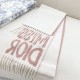 Premio Replica Sciarpa reversibile in cashmere Dior Miss Dior Graffiti grigio/Rosa 17 x 140 Imitazione Outlet