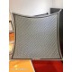 Premio Replica Sciarpa quadrata reversibile in seta e cashmere Dior Oblique Diortwin grigio/nero 140 x 140 Imitazione Outlet