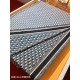 Premio Replica Sciarpa quadrata reversibile in seta e cashmere Dior Oblique Diortwin grigio/nero 140 x 140 Imitazione Outlet