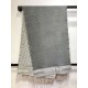 Premio Replica Sciarpa Dior Oblique double face in cashmere grigio/blu 48 x 200 Imitazione Outlet