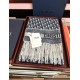 Premio Replica Sciarpa frange Dior Oblique cashmere blu navy/écru 45 x 200 Blu Imitazione Outlet