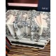 Premio Replica Sciarpa Mitzah in seta e cashmere multicolore Dior D-Floral 140 x 140 01 Imitazione Outlet