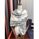 Premio Replica Sciarpa Mitzah in seta e cashmere multicolore Dior D-Floral 140 x 140 01 Imitazione Outlet
