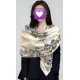 Premio Replica Sciarpa Mitzah in seta e cashmere multicolore Dior D-Floral 140 x 140 02 Imitazione Outlet