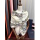Premio Replica Sciarpa Mitzah in seta e cashmere multicolore Dior D-Floral 140 x 140 02 Imitazione Outlet
