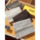 Premio Replica Sciarpa Fendi FF in misto lana e cashmere nera/marrone 32 x 200 Imitazione Outlet
