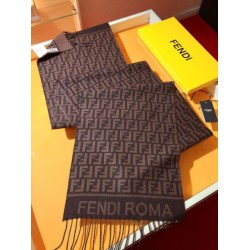 Replica Sciarpa Fendi FF in misto lana e cashmere bordeaux 32 x 200 False Online Premio Replica Sciarpa Fendi FF in misto lana e cashmere bordeaux 32 x 200 Imitazione Outlet