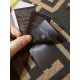 Premio Replica Sciarpa in misto lana con intarsio logo FF Fendi marrone 42 x 180 Imitazione Outlet