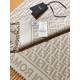 Premio Replica Sciarpa Fendi FF in misto lana e cashmere Beige 32 x 200 Imitazione Outlet