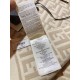 Premio Replica Sciarpa Fendi FF in misto lana e cashmere Beige 32 x 200 Imitazione Outlet