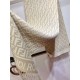 Premio Replica Sciarpa Fendi FF in misto lana e cashmere Beige 32 x 200 Imitazione Outlet
