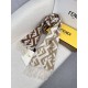 Premio Replica Sciarpa Fendi FF misto cashmere e lana marrone 35 x 180 Imitazione Outlet