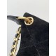 Replica Borsa Chanel 26C Maxi hobo Hippie AS5970 AS5978 Scamosciata Nero Imitazioni perfette Outlet