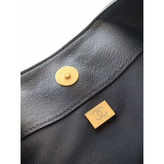 Replica Borsa Chanel 26C Maxi hobo Hippie AS5970 AS5978 Scamosciata Nero Imitazioni perfette Outlet