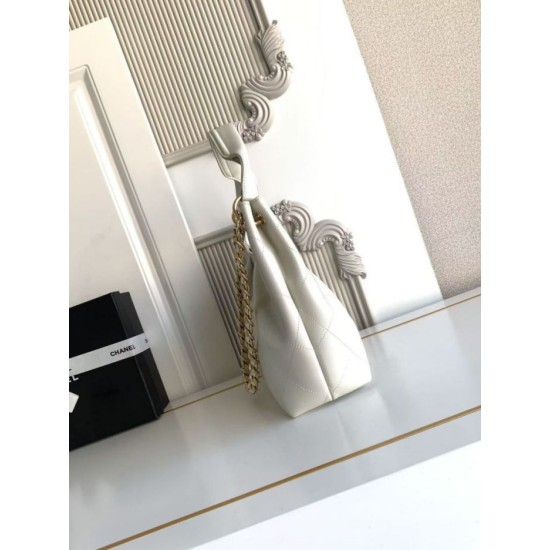 Replica Borsa Chanel 26C Maxi hobo Hippie AS5970 AS5978 Bianco Imitazioni perfette Outlet