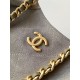 Replica Borsa Chanel 26C Maxi hobo Hippie AS5970 AS5978 Scamosciata Grigia Imitazioni perfette Outlet