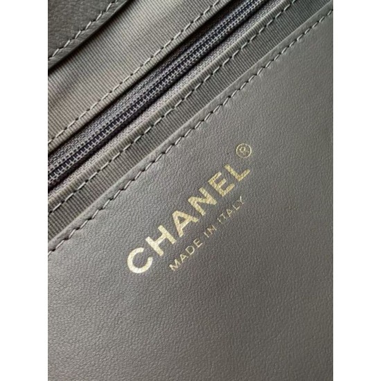 Replica Borsa Chanel 26C Maxi hobo Hippie AS5970 AS5978 Scamosciata Grigia Imitazioni perfette Outlet