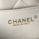 Replica Borse Chanel 25K Mini Bow AS5849 Pelle di agnello Bianco Imitazioni perfette Outlet