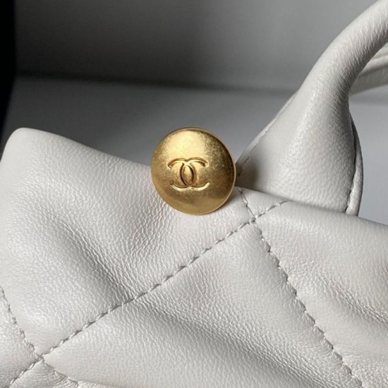 Replica Borse Chanel 25K Mini Bow AS5849 Pelle di agnello Bianco Imitazioni perfette Outlet