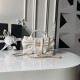 Replica Borse Chanel 25K Mini Bow AS5849 Pelle di agnello Bianco Imitazioni perfette Outlet