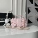 Replica Borse Chanel 25K Mini Bow AS5849 Pelle di agnello rosa Imitazioni perfette Outlet