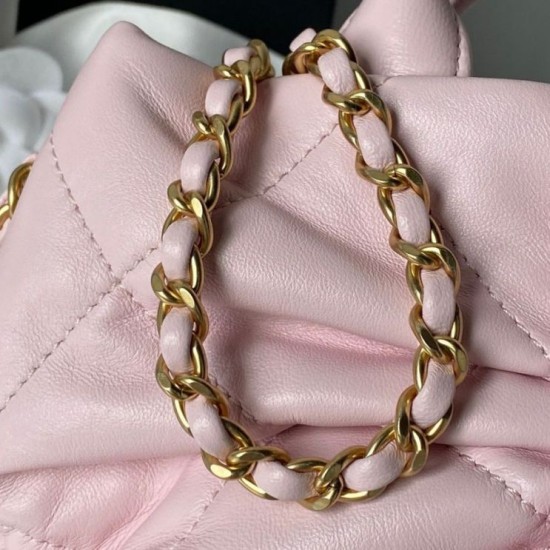 Replica Borse Chanel 25K Mini Bow AS5849 Pelle di agnello rosa Imitazioni perfette Outlet