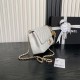 Replica Borse Chanel AS5756 piccola Rettangolare con patta e manico superiore bianca Imitazioni perfette Outlet