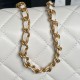 Replica Borse Chanel AS5756 piccola Rettangolare con patta e manico superiore bianca Imitazioni perfette Outlet