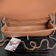 Replica Borse Chanel AS5756 Mini Rettangolare con patta e manico superiore caramello Imitazioni perfette Outlet