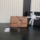 Replica Borse Chanel AS5756 Mini Rettangolare con patta e manico superiore caramello Imitazioni perfette Outlet