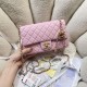 Replica Borse Chanel AS5756 Mini Rettangolare con patta e manico superiore Rosa Imitazioni perfette Outlet