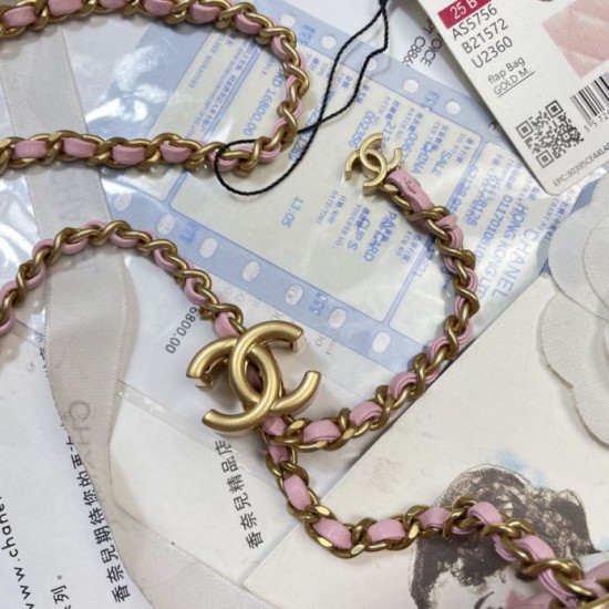 Replica Borse Chanel AS5756 Mini Rettangolare con patta e manico superiore Rosa Imitazioni perfette Outlet