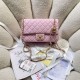Replica Borse Chanel AS5756 Mini Rettangolare con patta e manico superiore Rosa Imitazioni perfette Outlet