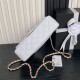 Replica Borsa a tracolla Chanel piccola con catena e manico superiore AS5702 Bianco Imitazioni perfette Outlet