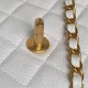Replica Borsa a tracolla Chanel piccola con catena e manico superiore AS5702 Bianco Imitazioni perfette Outlet