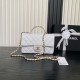 Replica Borsa a tracolla Chanel piccola con catena e manico superiore AS5702 Bianco Imitazioni perfette Outlet