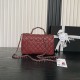 Replica Borsa a tracolla Chanel piccola con catena e manico superiore AS5702 Rosso Imitazioni perfette Outlet