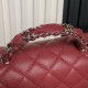 Replica Borsa a tracolla Chanel piccola con catena e manico superiore AS5702 Rosso Imitazioni perfette Outlet