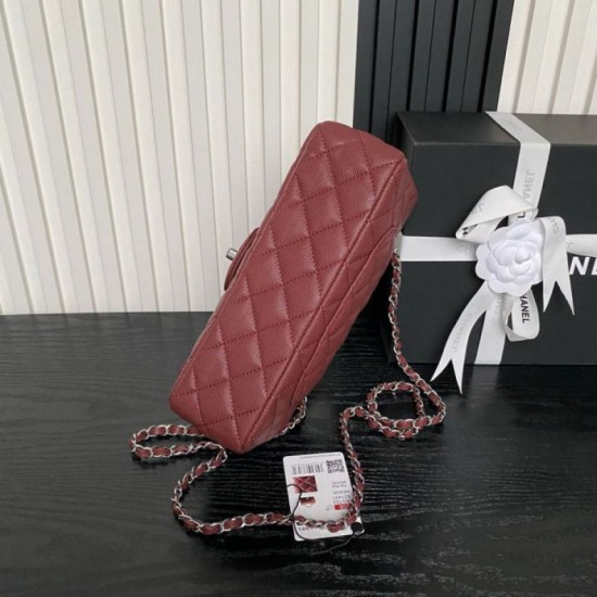 Replica Borsa a tracolla Chanel piccola con catena e manico superiore AS5702 Rosso Imitazioni perfette Outlet