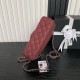 Replica Borsa a tracolla Chanel piccola con catena e manico superiore AS5702 Rosso Imitazioni perfette Outlet