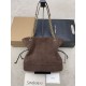 Replica Borsa a tracolla YSL Saint Laurent Jamie 4.3 Pochon Shopping Scamosciata Marrone Imitazioni perfette Outlet