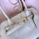Replica Borse tote Miu Miu Adventure nappa 5BA292 Bianca Imitazioni perfette Outlet