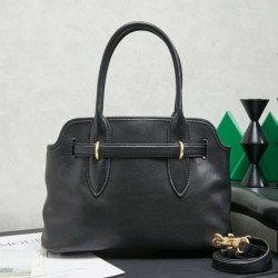 Replica Borse tote Miu Miu Adventure nappa 5BA292 Nero Imitazioni perfette Outlet